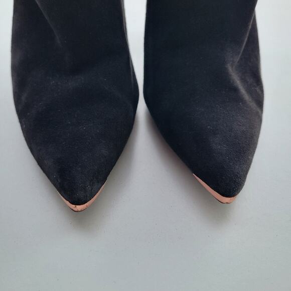Ted Baker Women's Qatena Suede Pointed Toe High-Heel Booties size 39.5 8.5 - Picture 10 of 15